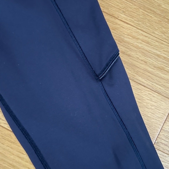 Lululemon Speed Up Cropped Running Leggings Size 4 Midnight Navy - Picture 7 of 8